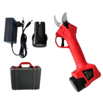 25mm Cordless Electric Pruning Shears: Multi-functional Pruner with 2 Rechargeable Batteries