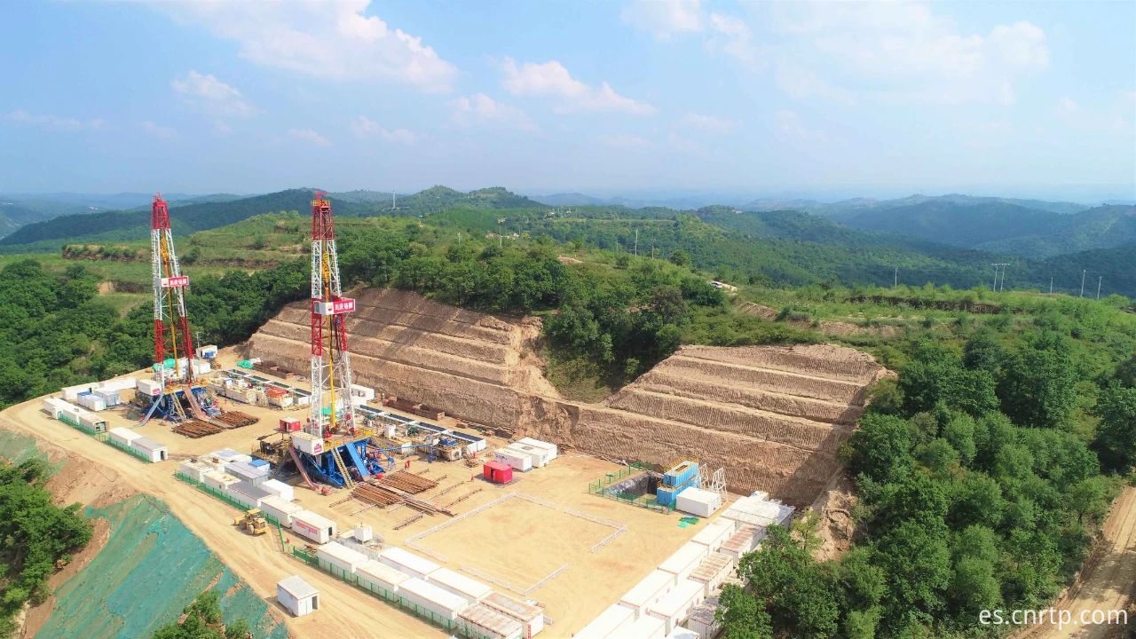 Large platform drilling site