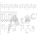 Encabezado de pasador de 5.08 mm Tipo de SMT