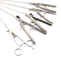 Cirurgia laparoscópica reutilizável pinça de agulha
