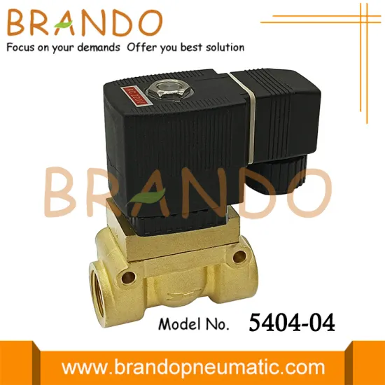 5404 Brass Solenoid Valve For Water Air 24VDC 24VAC 110VAC 220VAC