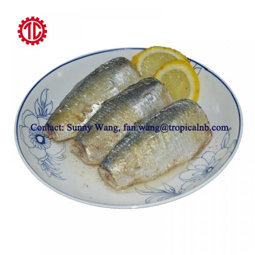 Tin Packed Canned Sardine Fish In Vegetable Oil 125g High Quality Tin