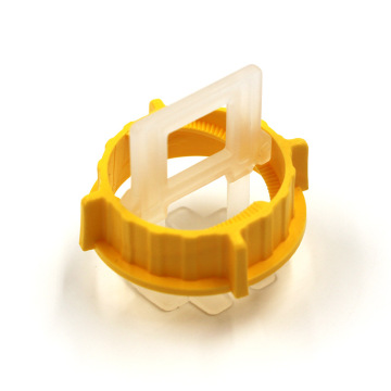 Ceramic Tile Leveling System with Hollow Screw Cap Clips