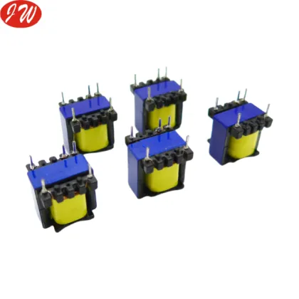 ferrite core transformer EE13 blue-yellow transformer
