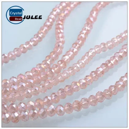 Pujiang supplier crystal beads A Grade Glass Beads Wholesale Rondelle Czech Beads