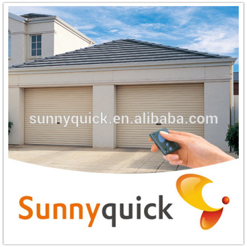 remote control insulated garage door, sectional overhead garage door, CE approved security door from China supplier