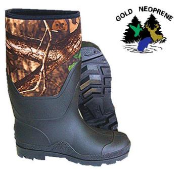 Camo Neoprene Rain Boots, Fishing Boots