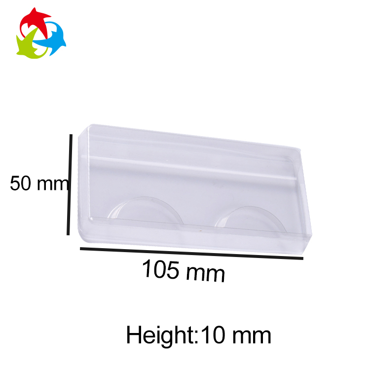 Insert eyelash clear plastic tray packaging