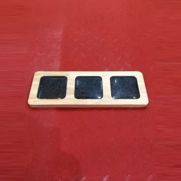 Square Marble + Rectangle Wood Cheese Board