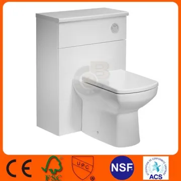 600mm White Back To Wall bathroom Unit