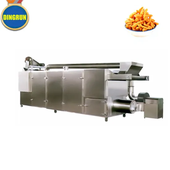 Rotary head corn curls making machine,Extruded Inflated Corn Curl Making Machine