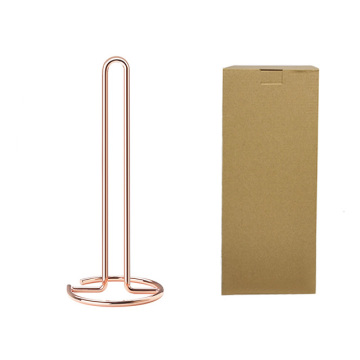 Online Hot Sale: Iron Wire Rose Gold Tissue Roll Holder
