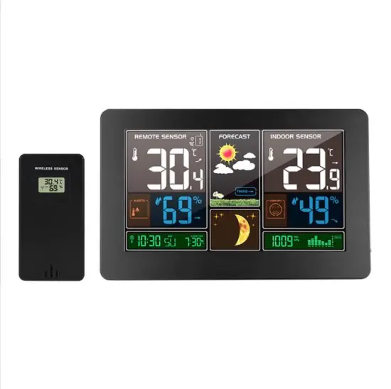 Wireless Weather Station with Outdoor and Indoor Sensors