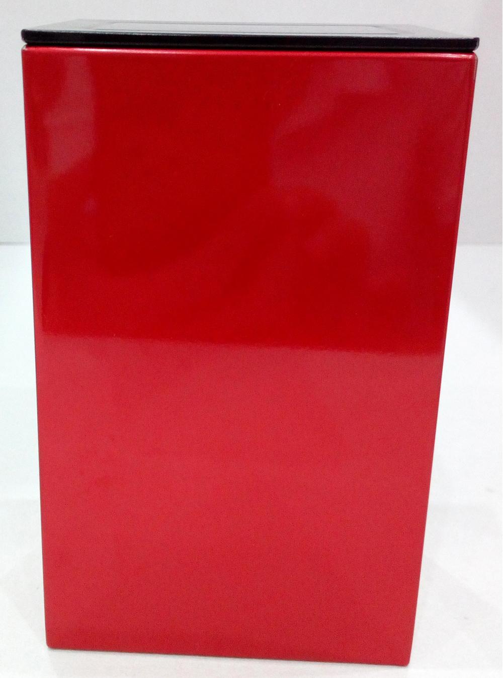 Square Red Color Coffee Tin Box