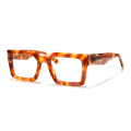 Designer Thick Acetate Frame Square Acetate Eyeglass Frames Supplier