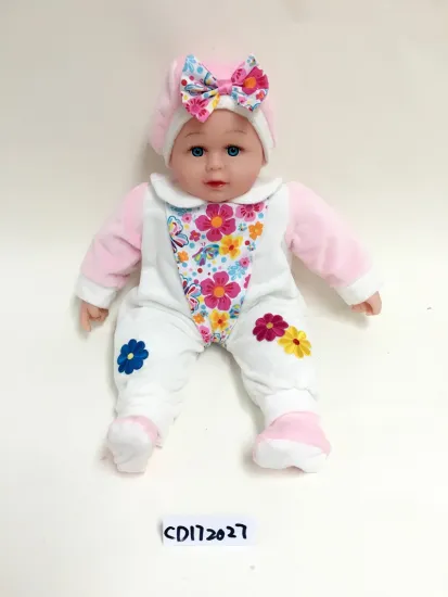 24" White And Pink Colour Vinyl Doll