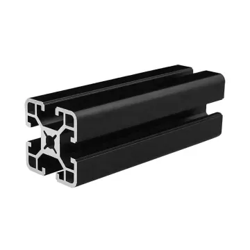 Custom 4080 Aluminium Extrusion T-Slot Aluminium Profile 40x40 Black Oxidation Industrial