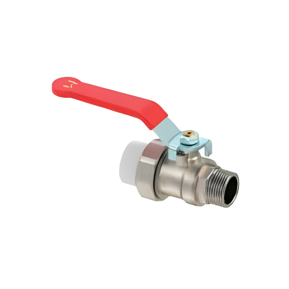 Brass Water Valve Female Thread L Handle2