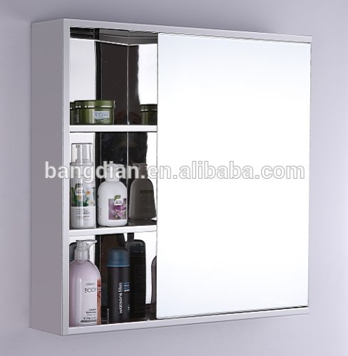 Bangdian Sanitary Design Stainless Steel Bathroom Mirror Cabinet