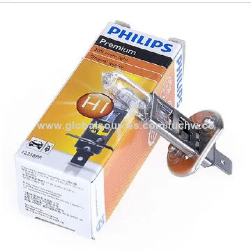 Automotive Incandescent Bulbs with High Brightness and Long Lifespan, Philips Halogen Bulbs H1New