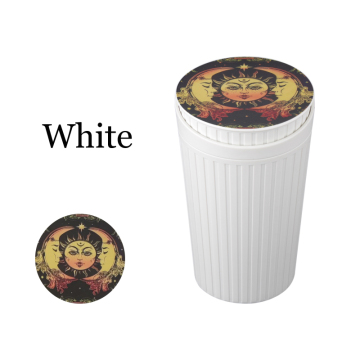 Affordable Quick-Release White Car Ashtray with Smoke Odor Eliminating Features
