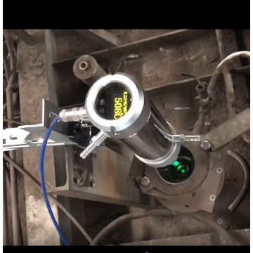 Fast measurement infrared optical visual pyrometer device