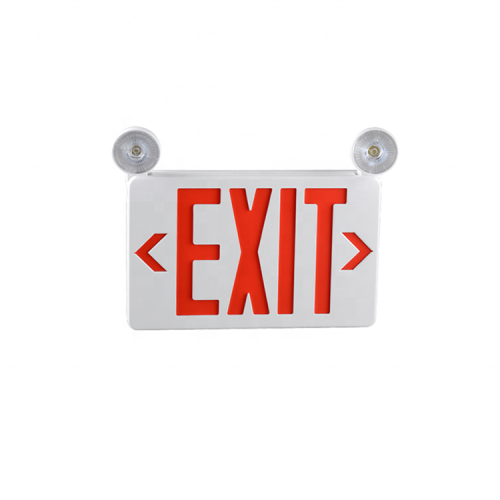 Simple and practical emergency exit sign combo