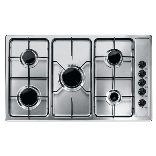 Indesit Gas Hob 5 Burner Stainless Steel