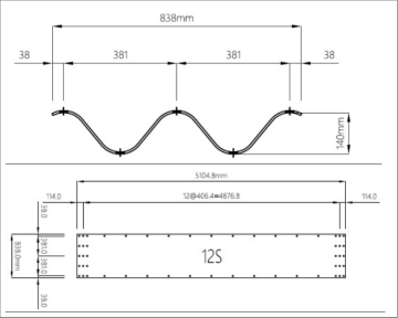 Corrugating Iron Sheet Roll Forming Making Machine