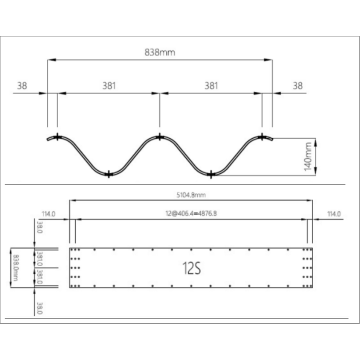 Corrugating Iron Sheet Roll Forming Making Machine