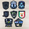 Patches d'insigne Velcro en caoutchouc 3D personnalisées