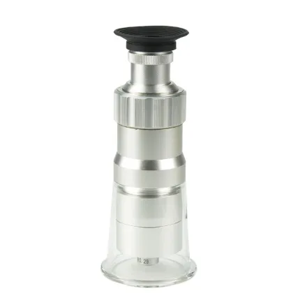 Wholesale JM7515 Mini 20x Pocket Microscope LED Magnifying Glass