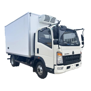 New HOWO 4 Ton Refrigerator Truck for Meat and Vegetable Transport