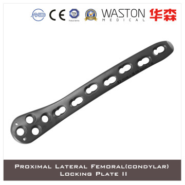 Titanium Proximal Lateral Femoral (condylar) Loc Plate II with Available Combined or Multi-Angle Hole