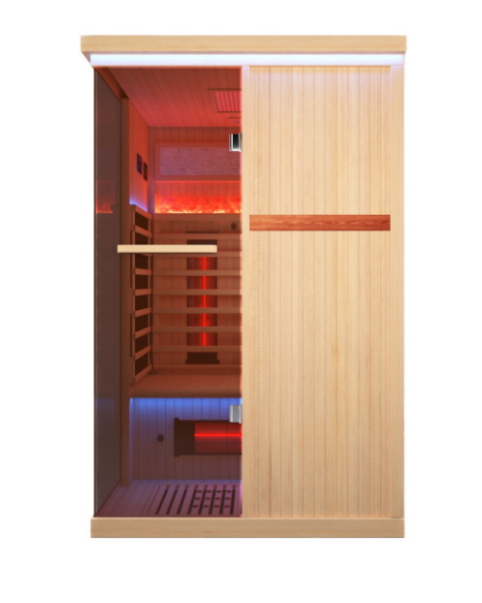 Canadian Hemlock Two-Person Far-Infrared Sauna