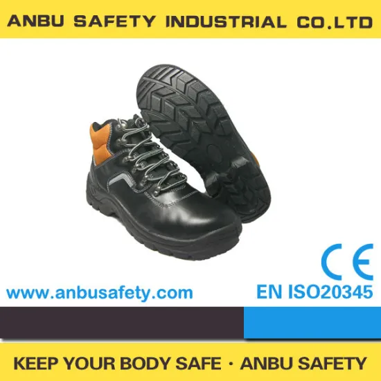 cow leather metal toe CE approved mining factory used working shoes for men