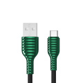 Плетеный USB-кабель типа C 3,0 А до С