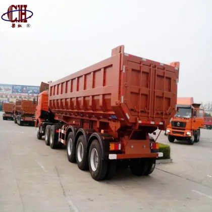 30cbm dump trailers end tipper semi trailer