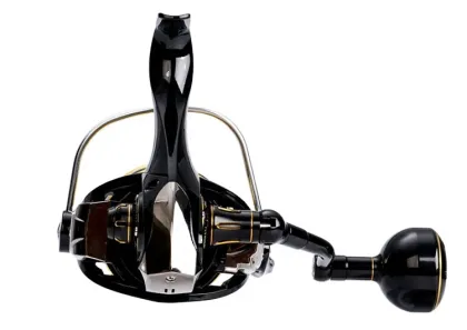 Engraved Gold Big Game Fishing Reel 6000 - Metal Aluminum Alloy