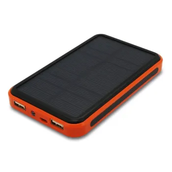 2015 New Waterproof solar power bank dual usb external battery solar charger powerbank 30000mAh