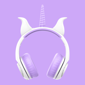 Headphone LED Unicorn Glowing Headphone Terbaru