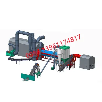 CE Certified Biomass Drying Equipment: WDM Wet Wood Chips Rotary Drum Dryer Machine for Efficient Material Processing
