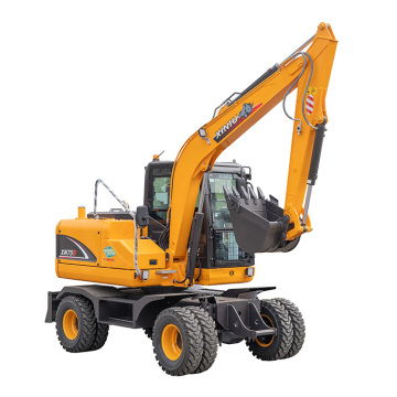 Rhinoceros 6 Ton wheel 0.3 bucket excavator for sale