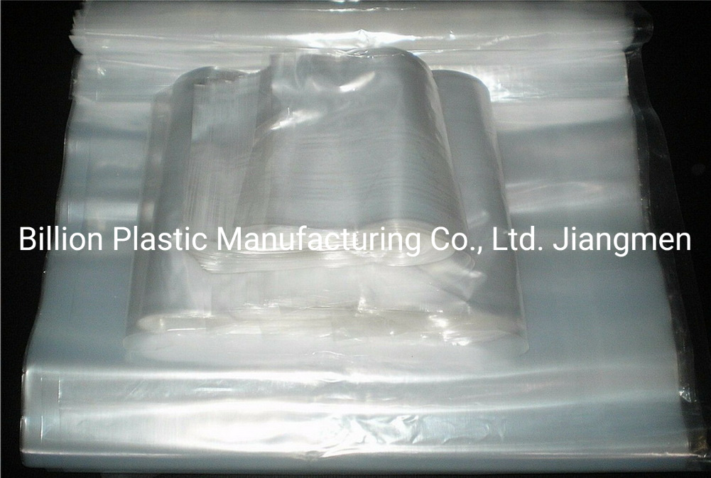 HDPE Plastic Clear Poly Bags for Food Storage Delivery