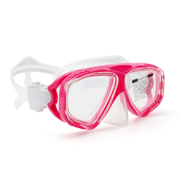 Maschera di nuoto ad alta definizione in vetro temperato per bambini