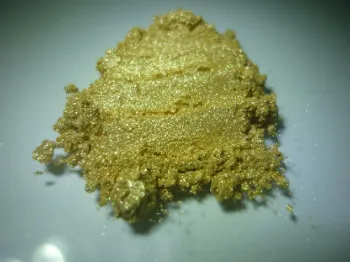 Gold mica cosmetic grade pearl pigment