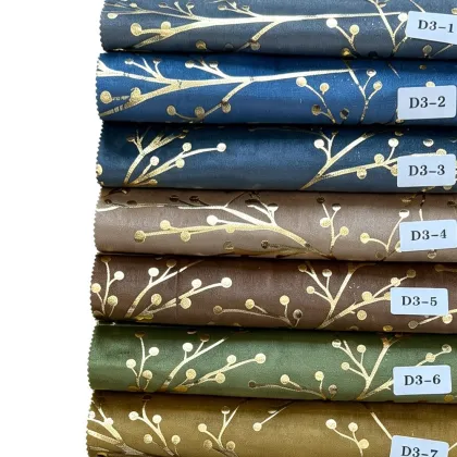 Nature Gold Stamped Velvet