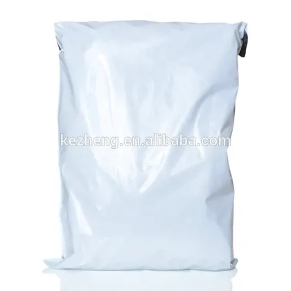 White poly express bags