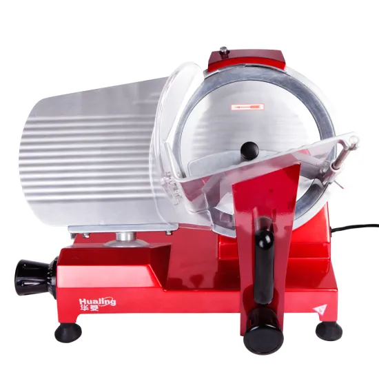 Hualing 10" Commercial Electric Meat Slicer for Deli Meat, Cheese, and Ham