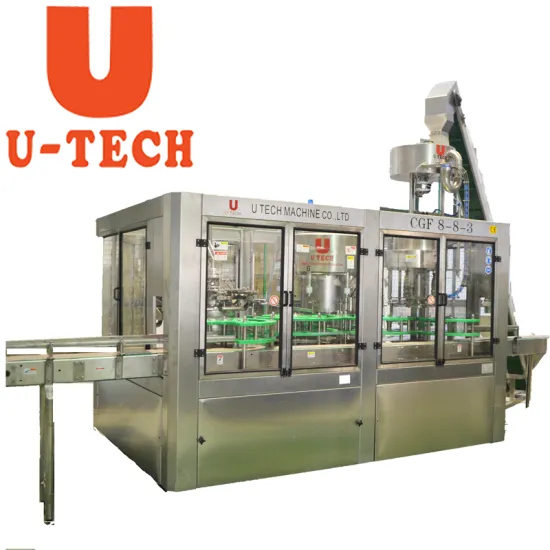 Automatic 5L juice bottling machine/hot filling machine